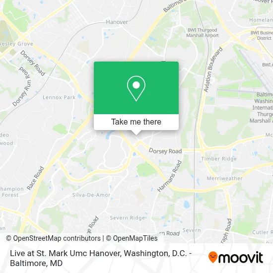 Live at St. Mark Umc Hanover map