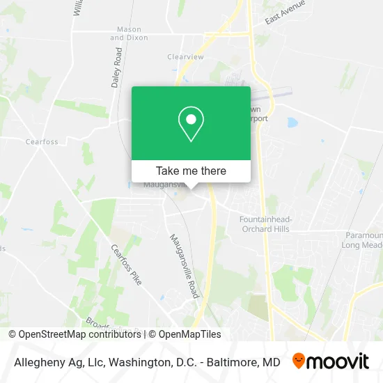 Allegheny Ag, Llc map