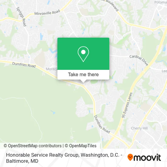 Honorable Service Realty Group map