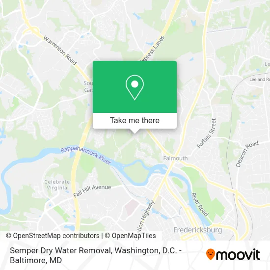 Semper Dry Water Removal map