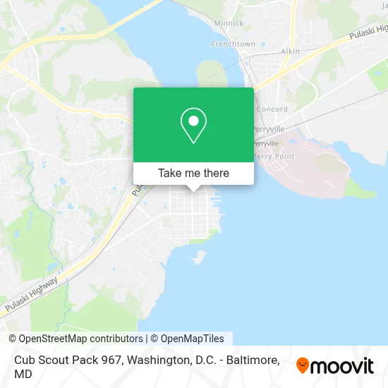 Cub Scout Pack 967 map