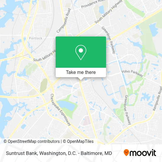 Suntrust Bank map