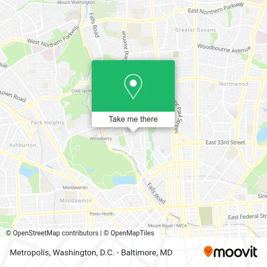 Metropolis map