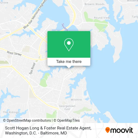 Scott Hogan Long & Foster Real Estate Agent map