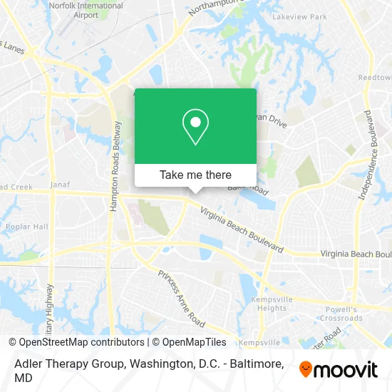 Adler Therapy Group map