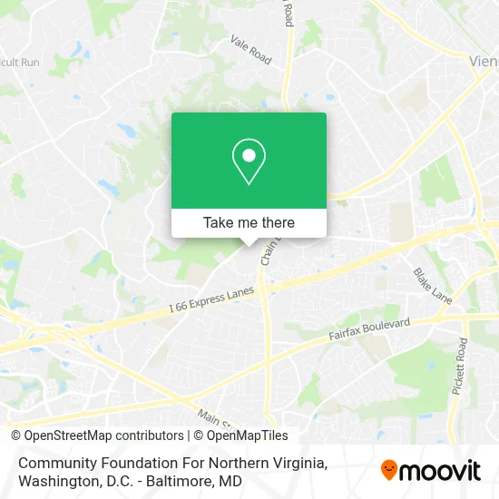 Community Foundation For Northern Virginia map