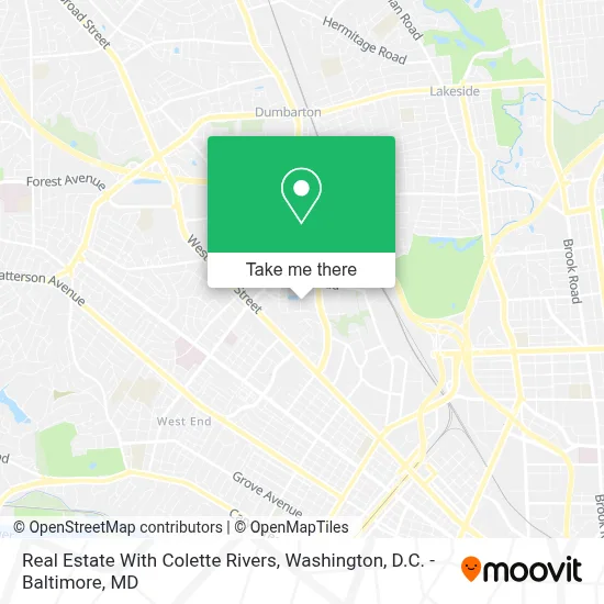 Real Estate With Colette Rivers map