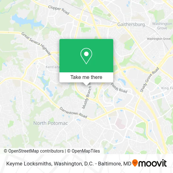 Keyme Locksmiths map