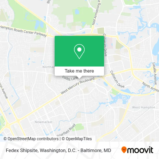 Fedex Shipsite map