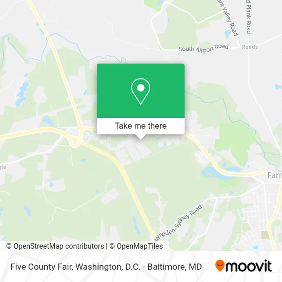Five County Fair map