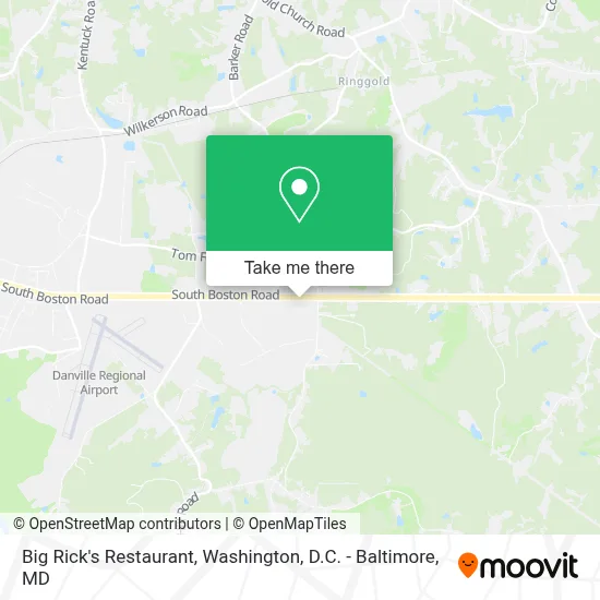 Big Rick's Restaurant map