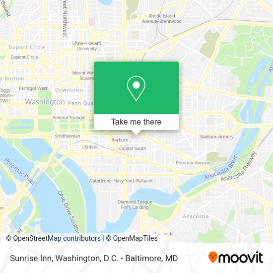 Sunrise Inn map