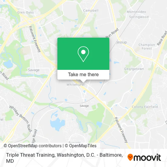 Triple Threat Training map