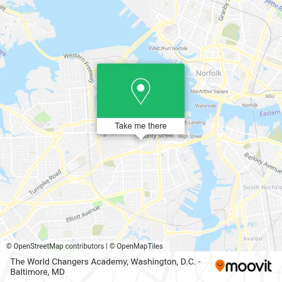 The World Changers Academy map