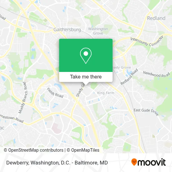 Dewberry map