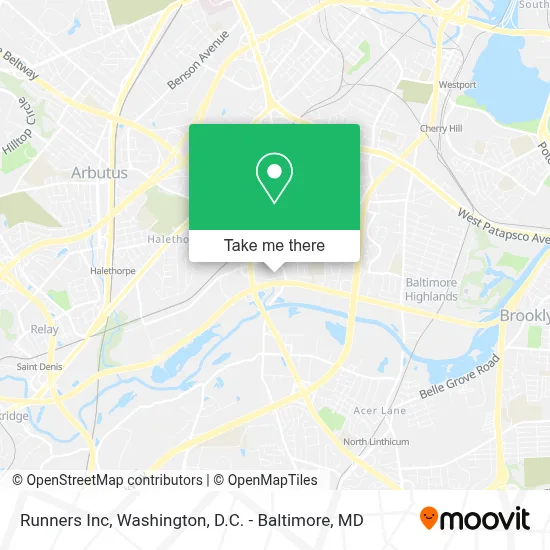 Runners Inc map