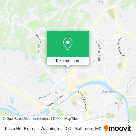 Pizza Hut Express map