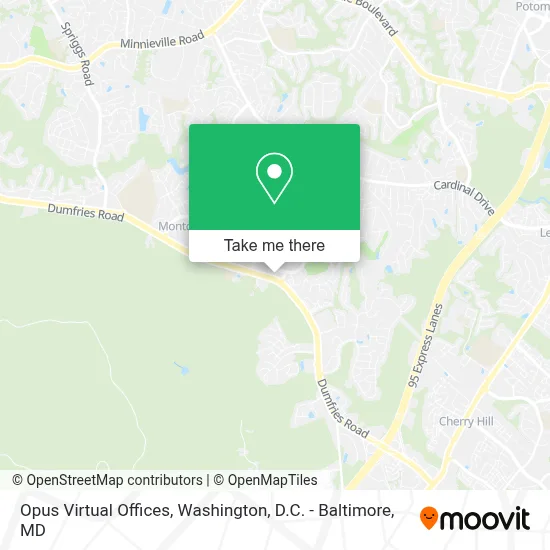 Opus Virtual Offices map