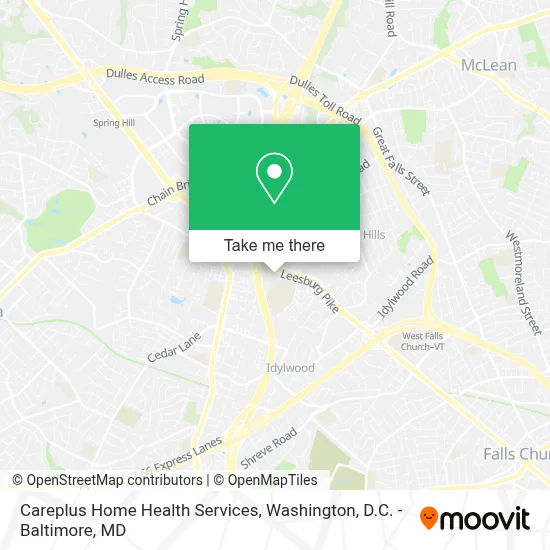 Careplus Home Health Services map