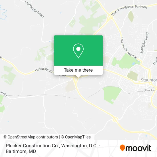 Plecker Construction Co. map