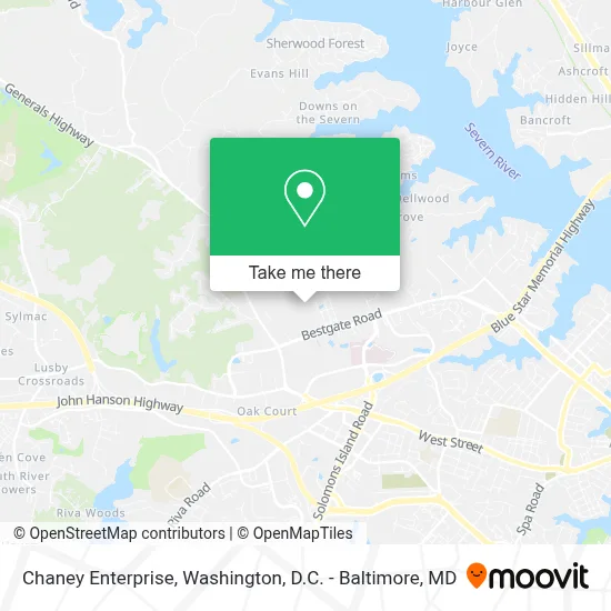 Chaney Enterprise map