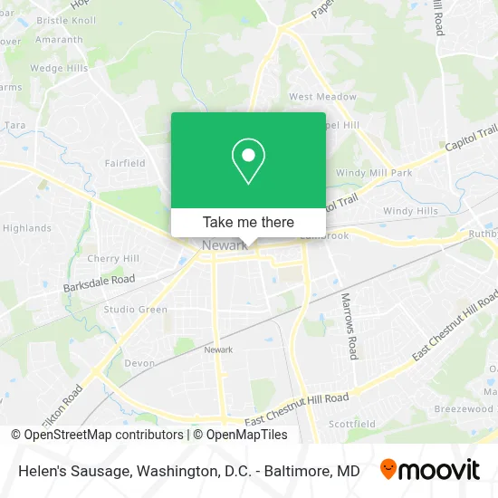 Helen's Sausage map