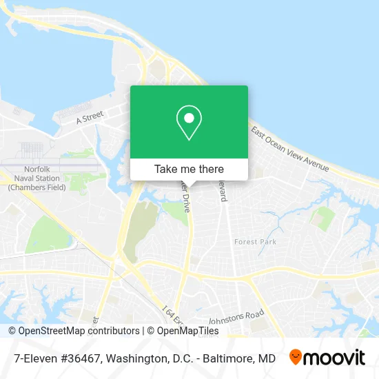 7-Eleven #36467 map