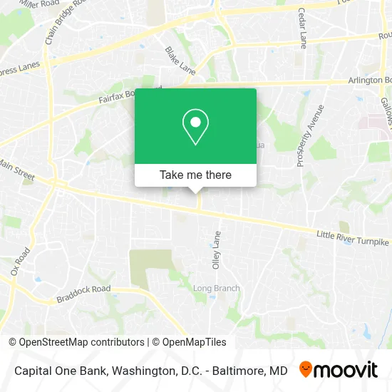 Capital One Bank map