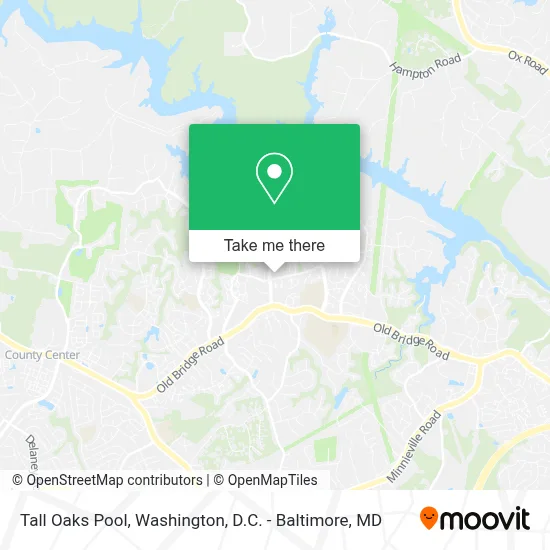 Tall Oaks Pool map