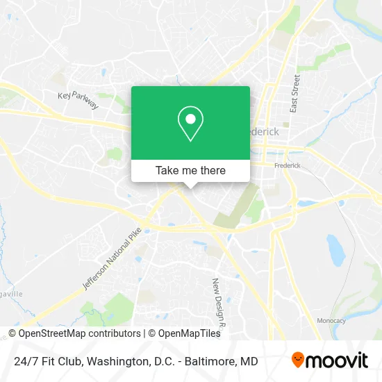 24/7 Fit Club map