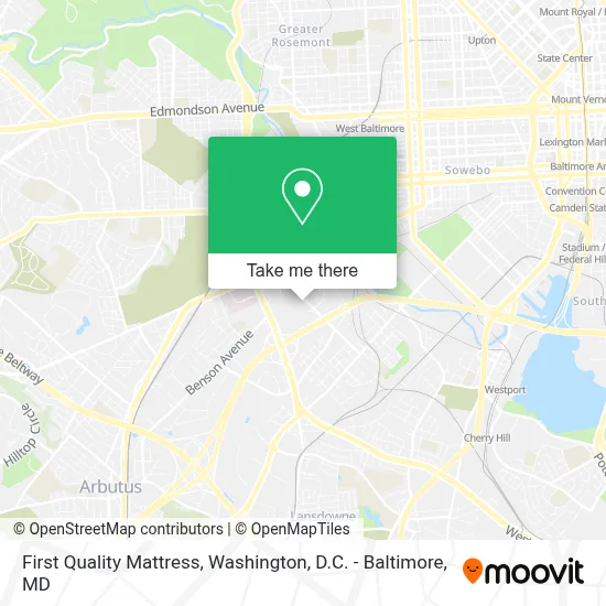 First Quality Mattress map