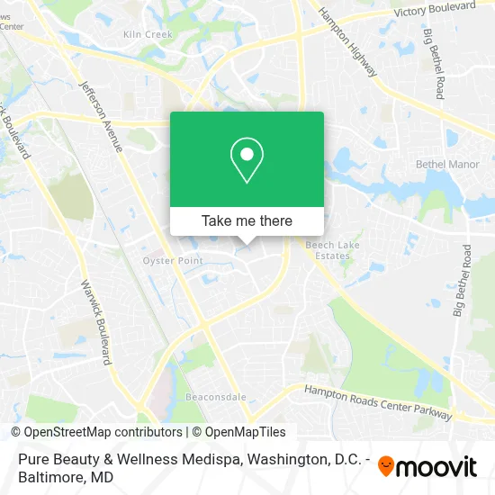 Pure Beauty & Wellness Medispa map