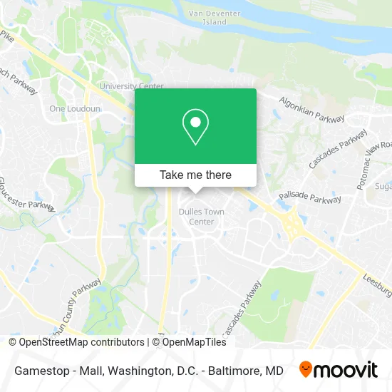 Gamestop - Mall map