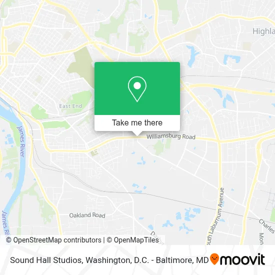Sound Hall Studios map