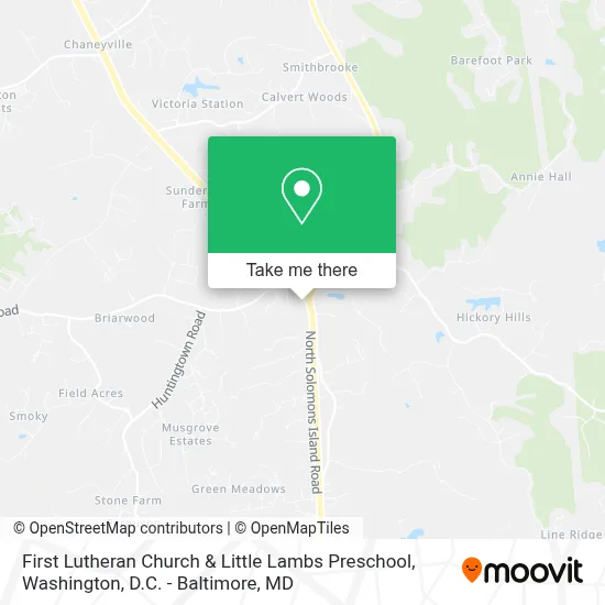 First Lutheran Church & Little Lambs Preschool map