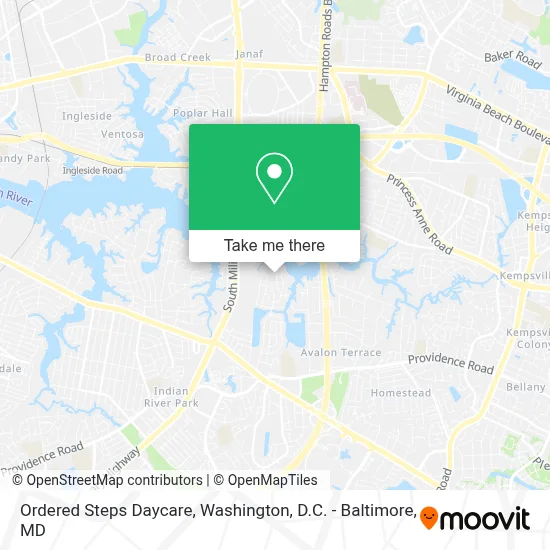 Ordered Steps Daycare map