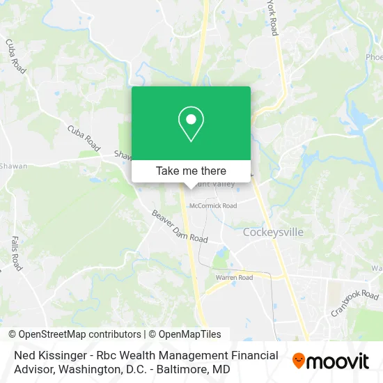 Ned Kissinger - Rbc Wealth Management Financial Advisor map