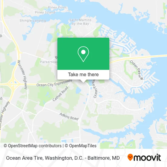 Ocean Area Tire map