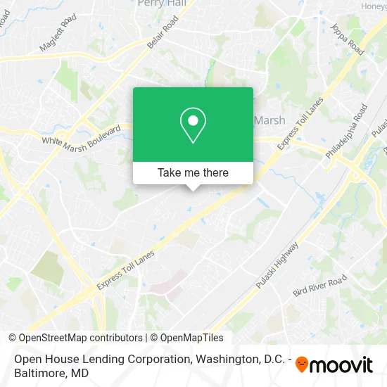 Open House Lending Corporation map