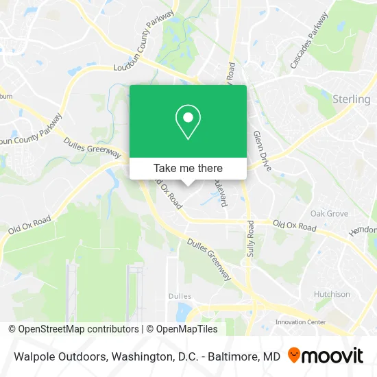 Walpole Outdoors map