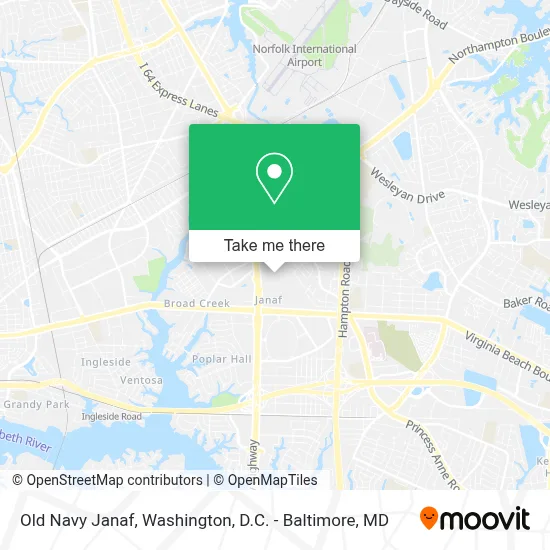 Old Navy Janaf map