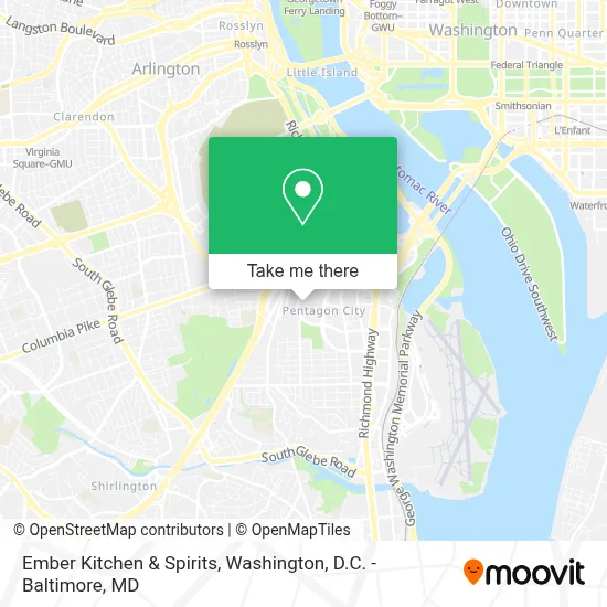 Ember Kitchen & Spirits map