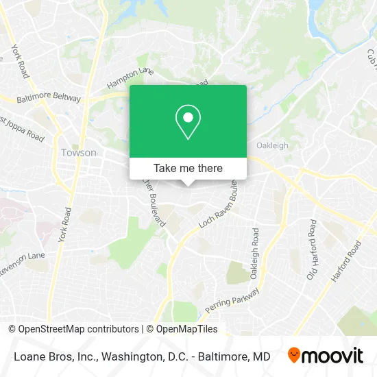 Loane Bros, Inc. map