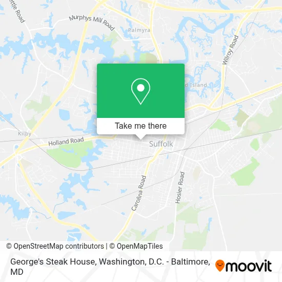George's Steak House map