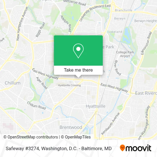 Safeway #3274 map