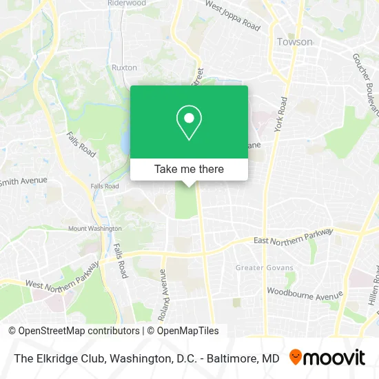 The Elkridge Club map