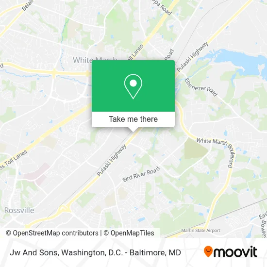 Jw And Sons map