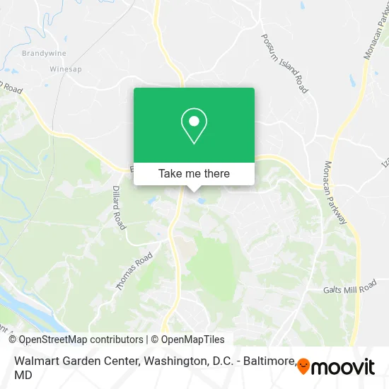 Walmart Garden Center map