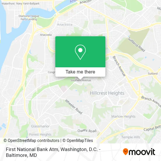 First National Bank Atm map