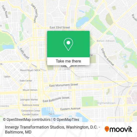 Innergy Transformation Studios map